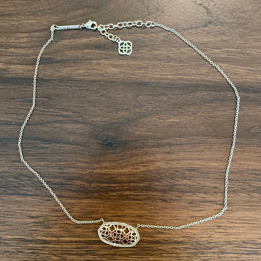 Kendra Scott Gold Pendant Necklace